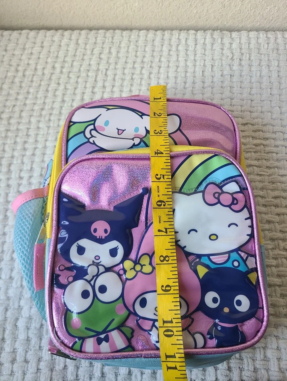Sanrio Lunch Bag with Rainbow Character Print